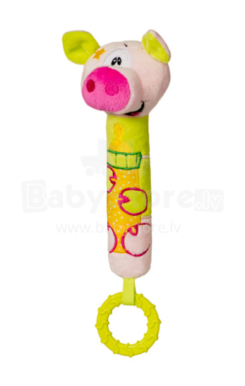 BabyOno Art. 1356 Rotaļlieta ar pīkstuli un graužamo 'Cūciņa'