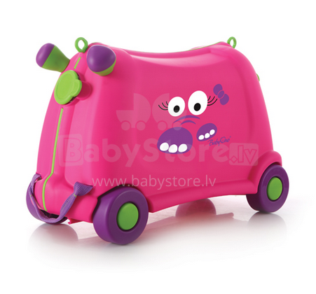 BabyOno Art. 1374 Rider Pink Чемодан на колесах 3in1