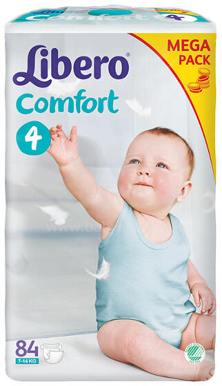 Libero Comfort  4  (7-14 kg) 84 psc