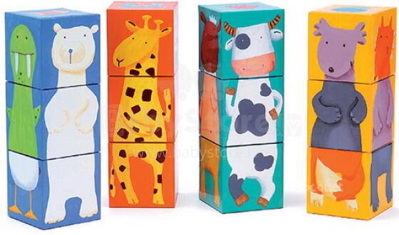 Djeco DJ08208 12 Cubes