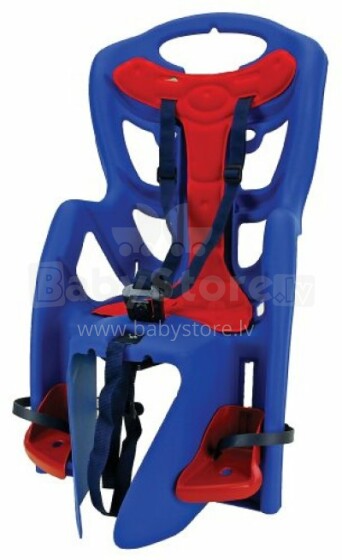 „Bellelli Pepe“ standartinė dviračio vaikiška kėdutė mėlyna / raudona