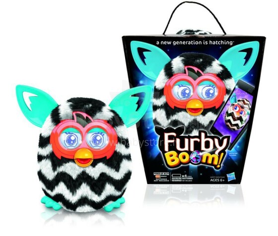 Furby Boom A4342R Интерактивная игрушка сладкий  Фёрби Furby - на русс.языке