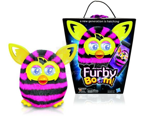 Furby Boom A4342 Интерактивная игрушка сладкий  Фёрби Furby - на англ.языке