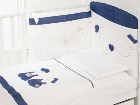  Baby Expert Rubacuori Jeans  Bērnu gultas veļas komplekts 