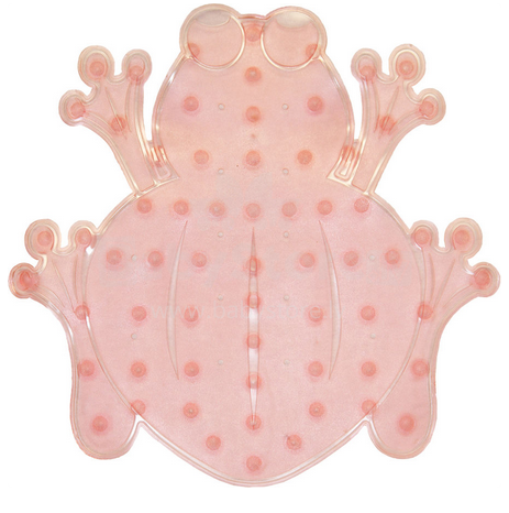 Fillikid Frog Art.PM1831 Pink Paklājs vannas istabai neslīdošs 36,8 x 36,5cm
