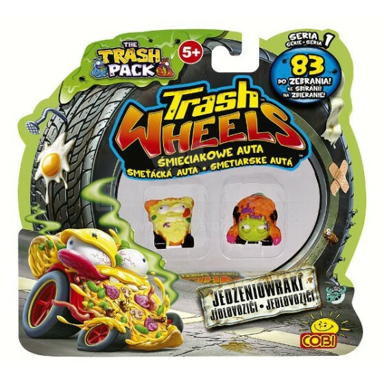 „Trash Pack Trash Wheels“ 68139 monstrų mašinos, 2 vnt.