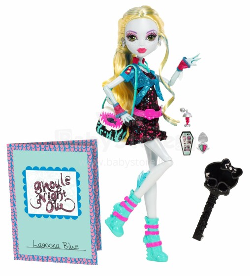 „Mattel Monster High Ghouls Night Out Doll Art“. BBC09 Lelle Lagoona Blue
