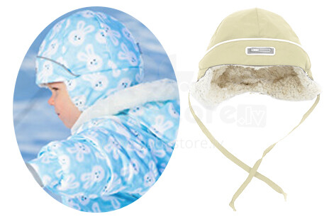LENNE'15 Tim 14782/15782-505 Thermo cap Термо полушерстяная шапка для младенцев на завязочках