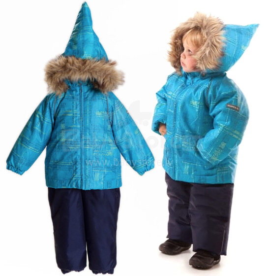 Huppa '15 Avery Check 4178CW Silts mazuļu ziemas termo kostīms jaka + bikses  krāsa: 376