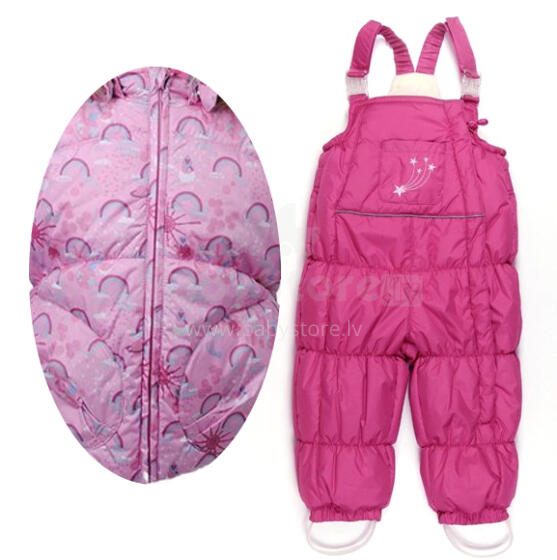 Huppa Robin 86cm,98cm Winter 2011-2012 High-waisted pants 160g 2157AW11  strawberry  936