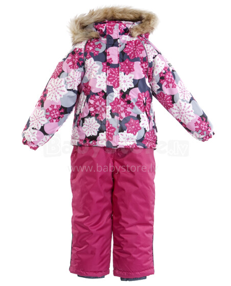 Huppa '15  Winter 4148CW00  Silts mazuļu ziemas termo kostīms jaka + bikses (134cm) krāsa: 709