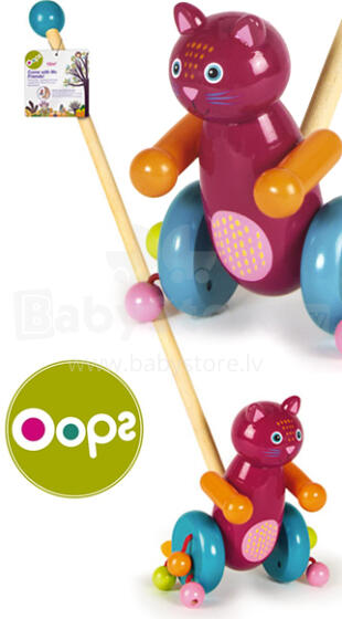 Oops Cat 17004.11 Come with me Friends! - Wodden Toy Jerry