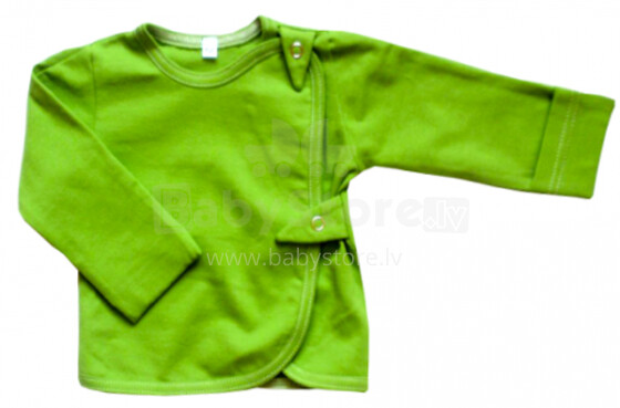 „EcoEmi B-09“ ekologiškos medvilnės marškinėliai kūdikiui su pirštinėmis