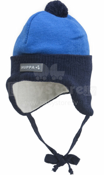 Huppa '15 Kati 8349AW/086 Теплая вязанная шапочка для деток с хлопковой подкладкой (р.S-M)