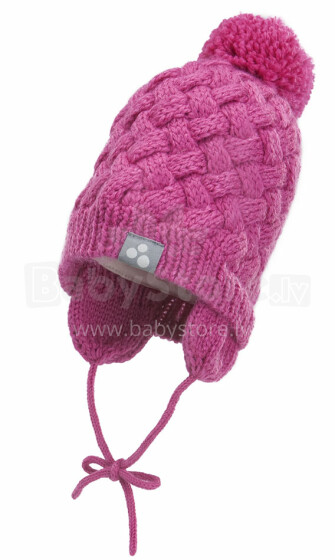 Huppa '15 Nelson 8384AW / 063 Megztinė kūdikių kepurė žiemai su medvilniniu pamušalu (dydis XS-M)