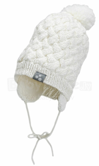 Huppa '15 Nelson 8384AW / 020 Megztinė kūdikių kepurė žiemai su medvilniniu pamušalu (dydis XS-M)