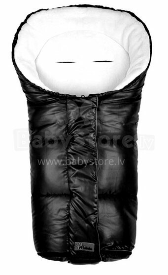 Alta Bebe menas. AL2227-14 juodas / baltas kūdikio miegmaišis žiemos šiltas miegmaišis kūdikiams