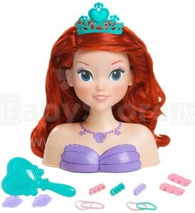 „Disney Princess“ undinės stiliaus galvutė 87110 su priedais