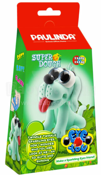 Paulinda Super Dough Eye Love You Dog 081181-5 Itin lengvas ir malonus šuniukas
