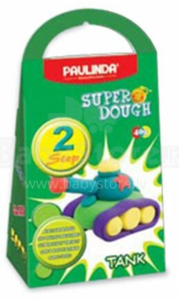 „Paulinda Super Dough“ 2 pakuotės bakas 081268 plastilinas