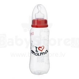 Bibi Mama Classic 108281-2  pudelīte 250 ml ar šauru kakliņu 0+