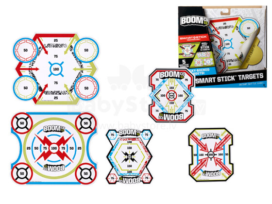 Boomco Art.Y8624 Smart Stick targets Mērķu komplekts 