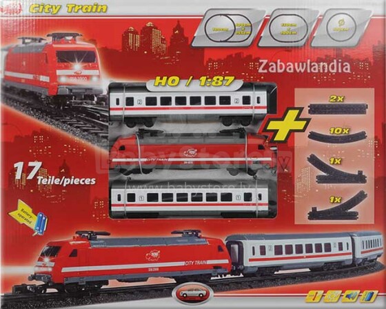 Dickie Toys Art. 203563900B City Train Bērnu rotaļu dzelzceļš (vilciens)