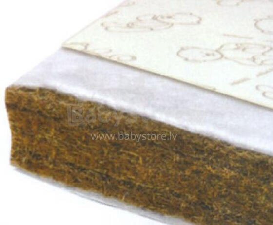 La Bebe Art. 70694 Kokos 6 Bērnu matracis Kokoss,120x60 cm (augstums 7 cm)