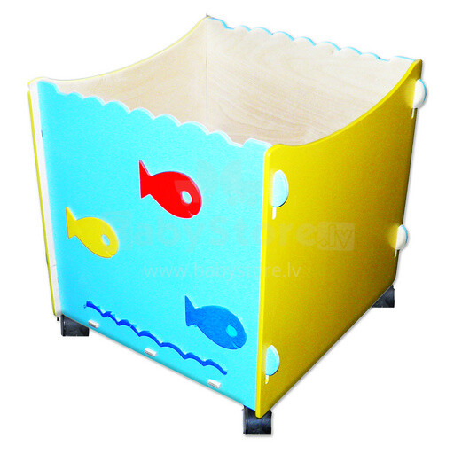WoodyGoody Art. 70969 Ящик для игрушек 'Рыбки'
