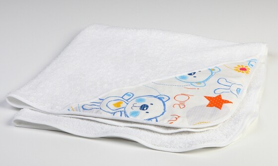 Troll Towel with Hood Dodo Махровое полотенце с капюшоном (75х75 см)