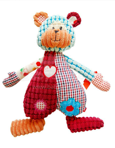 Bobobaby Patchwork Art.ZW-21A Мягкая игрушка Мишка
