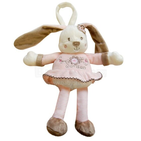 Bobobaby Bunny Art. ZW-3 Mīksta rotaļlieta ar grabuli