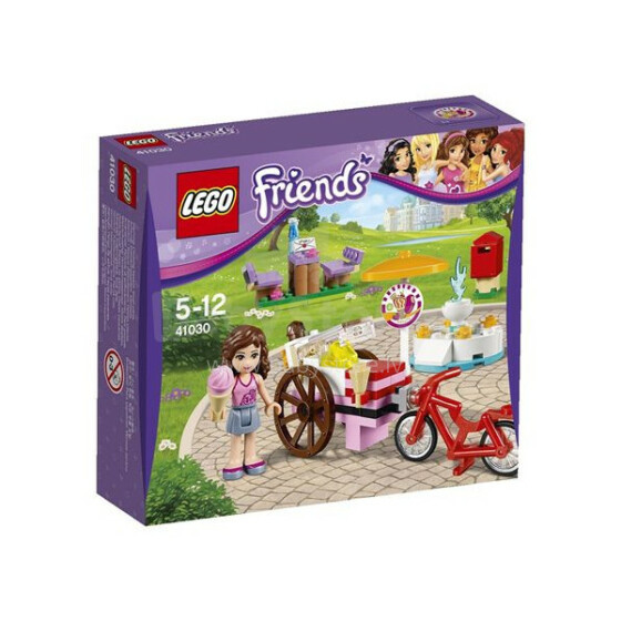 Parduodamas „Lego Friends Art.41030“ alyvuogių dviratis ledams nuo 5 iki 12 metų