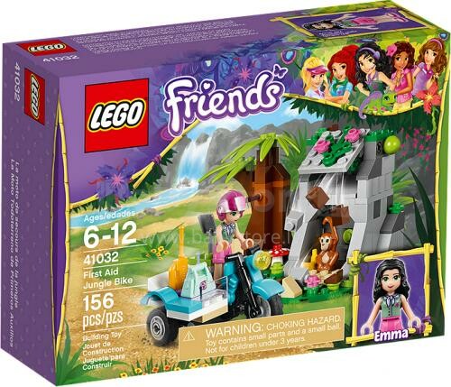„Lego Friends“ 41032 pirmosios pagalbos džiunglių dviratis nuo 6 iki 12 metų