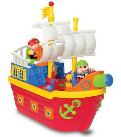 Kiddieland Art. 38075 Interaktīvā rotalieta Pirātu kuģis
