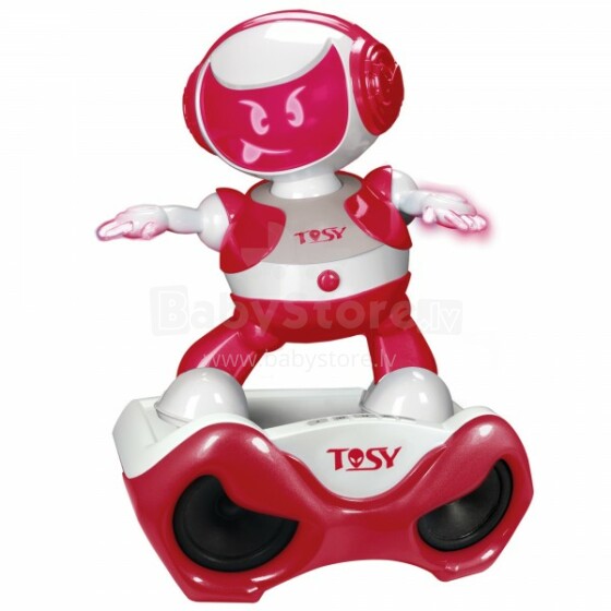 Tosy DiscoRobo specialus rinkinys Andy Art. TDV106 Šokantis robotas + stereofoninis garsiakalbis