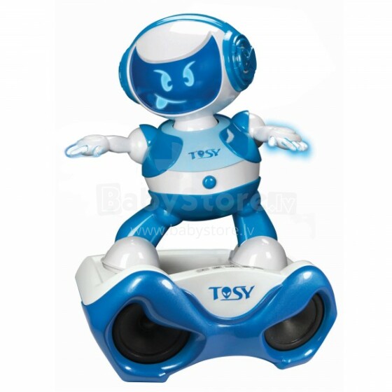 Tosy DiscoRobo specialus rinkinys Lucas Art. TDV106 Šokantis robotas + stereofoninis garsiakalbis