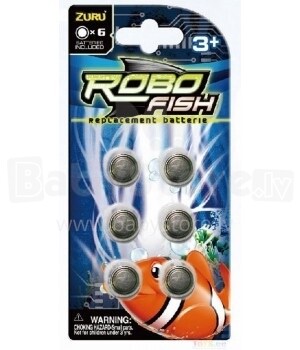 Zuru Art.2514 Robofish Batteries Батарейки для РобоРыбки комплект (6 шт.)