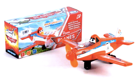 Kidi Play Planes Art.33118 Bērnu rotaļu līdmašīna (ar skaņu un gaismu) 