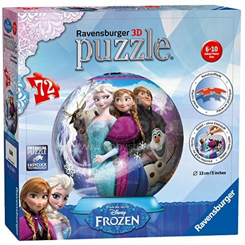 Ravensburger  Art.12164 Puzzleball Frozen 72gb. puzle 