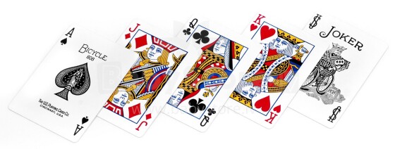 Lošimo kortos Art.64416 Klasikinės lošimo kortos 54 vnt.