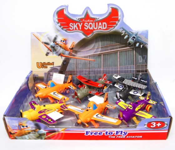 Žaislinis lėktuvas vaikams (su garsu) „Kidi Play Planes“ .GB512D.