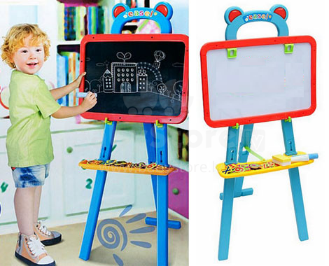 Kidi Play G1001/117 Board Bērnu koka zīmēšanas tāfele - Molberts
