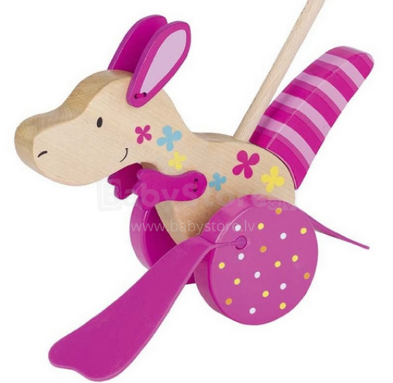 Goki VG54912 Kangaroo push along animal 