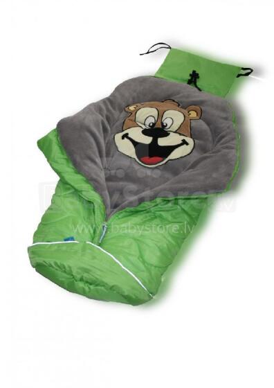 Nuvita Caldobimbo Junior Cuccioli® Bear Art. JR9601 Green Stroller footmuff