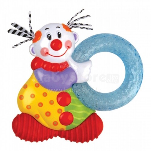 Nuby Coolbite Teether Clown Art.452 Прорезыватель с термогелем Клоун