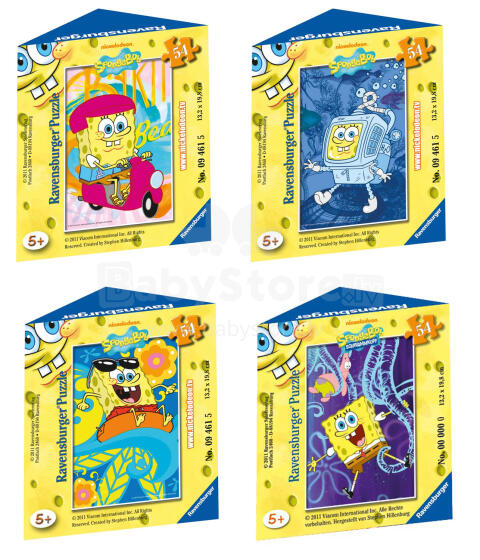 Ravensburger Art.09461 Mini Puzzle 54wt. Sponge Bob