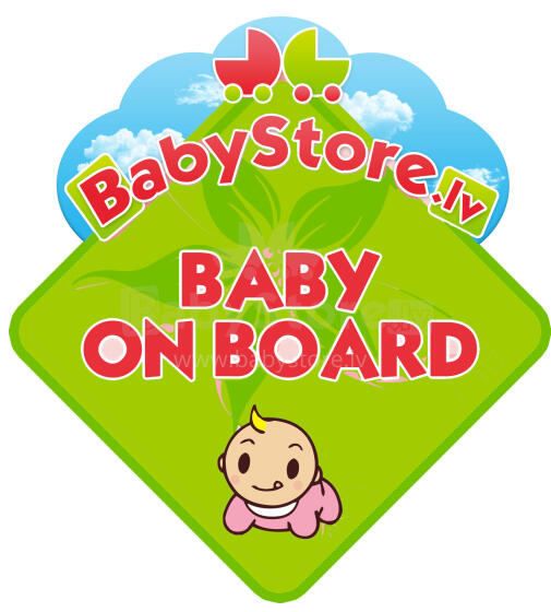 Baby On Board car sticker