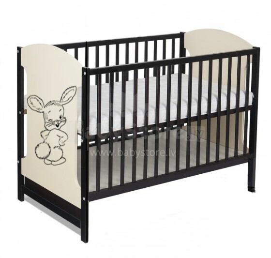 The M Room Miki Rabbit 104 деткая кроватка для малышей  120х60см
