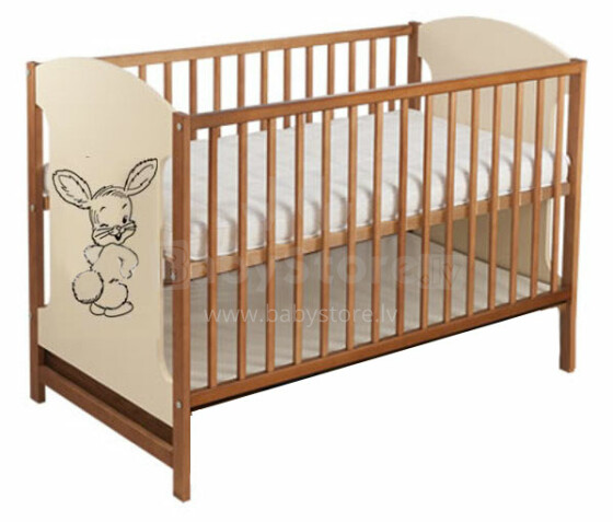 „M Room Miki Rabbit 103“ vaikų lova 120x60 cm
